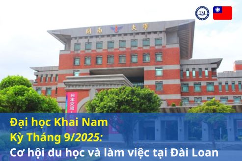 Đại Học Khai Nam Tuyển Sinh Hệ 1+4 Kỳ Tháng 9/2025